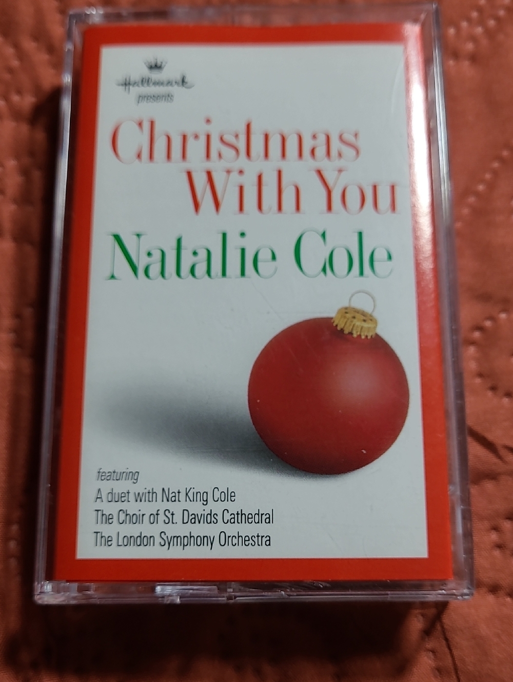 Hallmark Christmas With You Cassette - Red & White